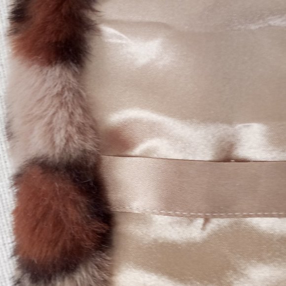 'CHICO'S' Faux Fur Collar/Scarf Ocelot NWT 100% Polyester - Picture 7 of 8